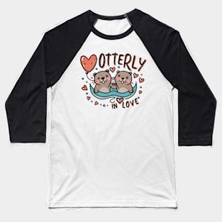 Otterly in Love Baseball T-Shirt